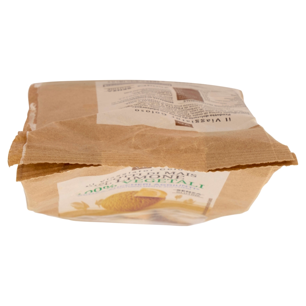 Biscotti di Mais al Limone 100% Vegetali Senza Zuccheri aggiunti Il Viaggiator Goloso